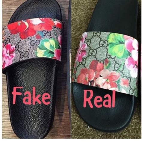 fake gucci bloom slides|gucci bloom slides women.